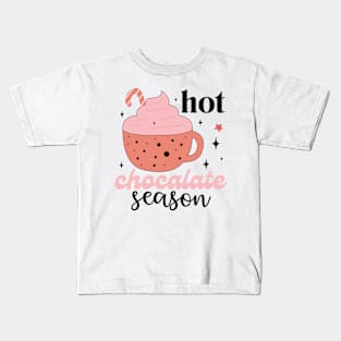 Hot Chocolate Season Kids T-Shirt